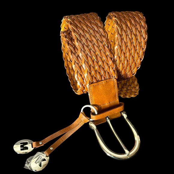 Michael Kors Accessories - Micheal Kors Brown Woven Charm Belt